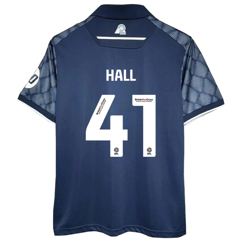 Danxen Mujer Camiseta Liam Hall #41 Negro 2ª Equipación 2024/25 La Camisa México