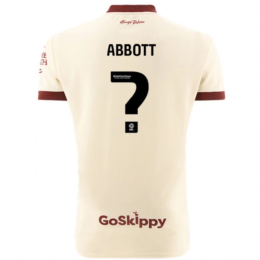 Danxen Mujer Camiseta Isaac Abbott #0 Crema Blanco 2ª Equipación 2024/25 La Camisa México