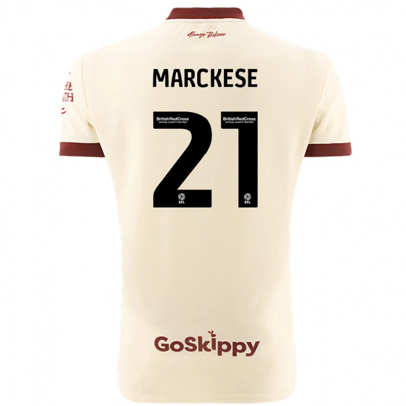 Danxen Mujer Camiseta Kaylan Marckese #21 Crema Blanco 2ª Equipación 2024/25 La Camisa México