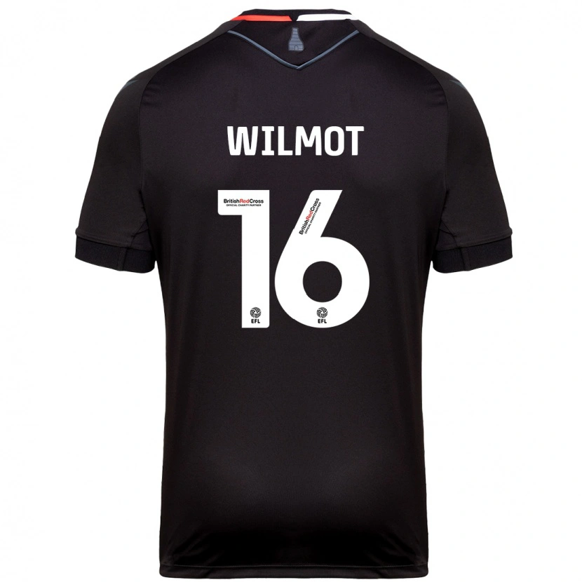 Danxen Mujer Camiseta Ben Wilmot #16 Negro 2ª Equipación 2024/25 La Camisa México