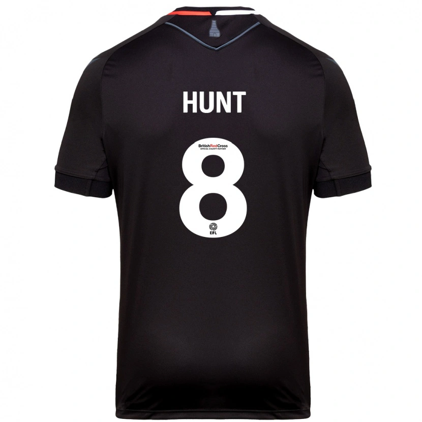 Danxen Mujer Camiseta Abby Hunt #8 Negro 2ª Equipación 2024/25 La Camisa México