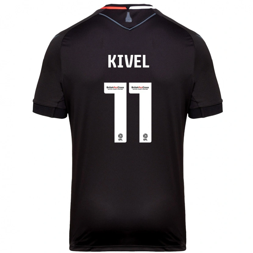 Danxen Mujer Camiseta Roisin Kivel #11 Negro 2ª Equipación 2024/25 La Camisa México