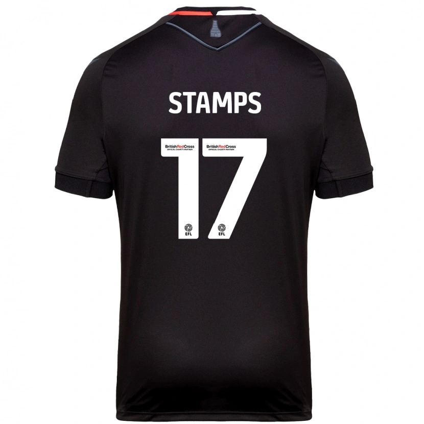 Danxen Mujer Camiseta Shannon Stamps #17 Negro 2ª Equipación 2024/25 La Camisa México