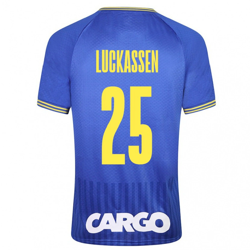 Danxen Mujer Camiseta Derrick Luckassen #25 Blanco 2ª Equipación 2024/25 La Camisa México