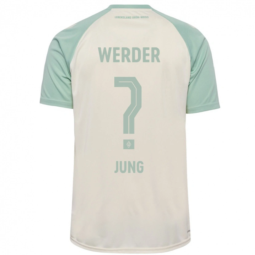 Danxen Mujer Camiseta Hugo Jung #0 Blanquecino Verde Claro 2ª Equipación 2024/25 La Camisa México