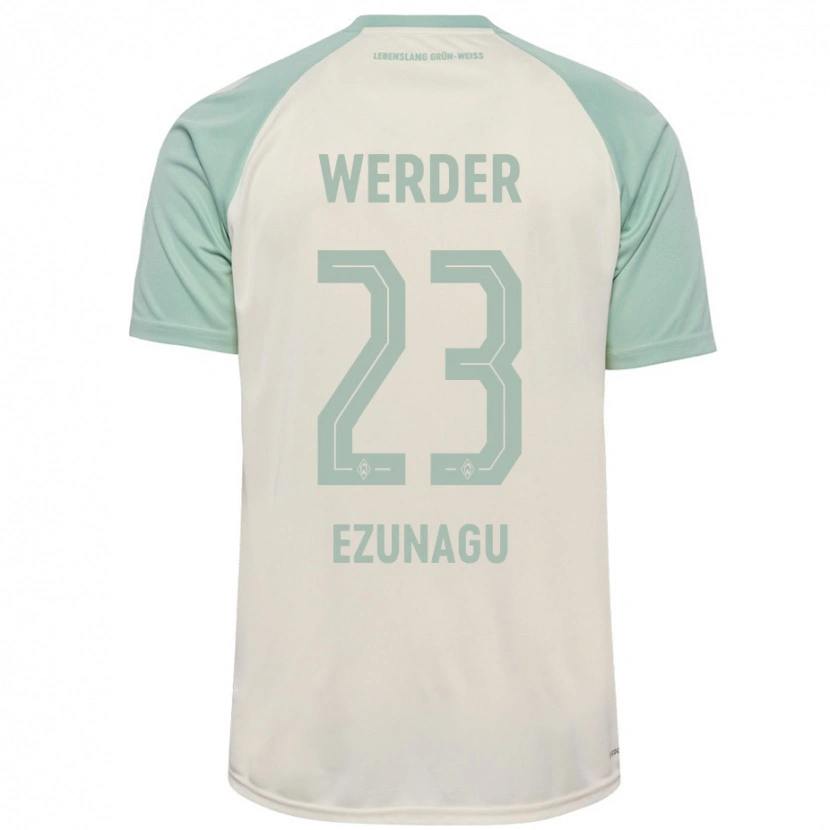 Danxen Mujer Camiseta Ike Ezunagu #23 Blanquecino Verde Claro 2ª Equipación 2024/25 La Camisa México