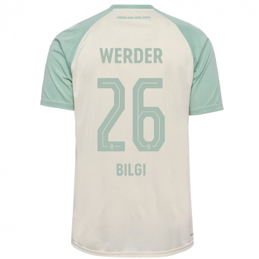 Danxen Mujer Camiseta Süleyman Bilgi #26 Blanquecino Verde Claro 2ª Equipación 2024/25 La Camisa México