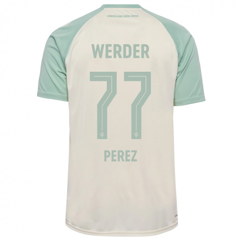 Danxen Mujer Camiseta Catalina Pérez #77 Blanquecino Verde Claro 2ª Equipación 2024/25 La Camisa México