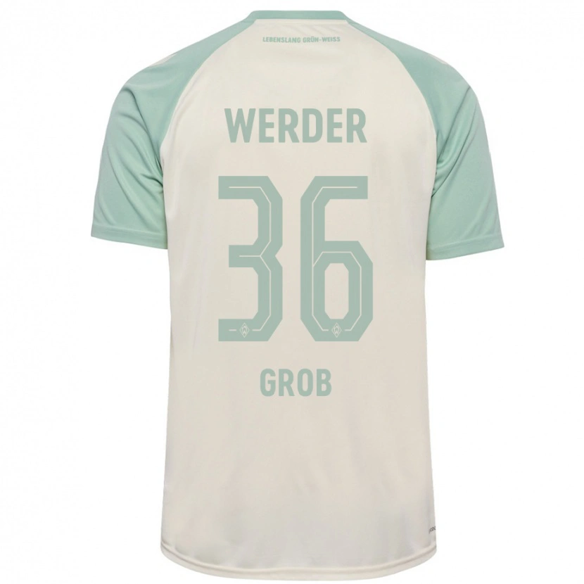 Danxen Mujer Camiseta Christian Groß #36 Blanquecino Verde Claro 2ª Equipación 2024/25 La Camisa México