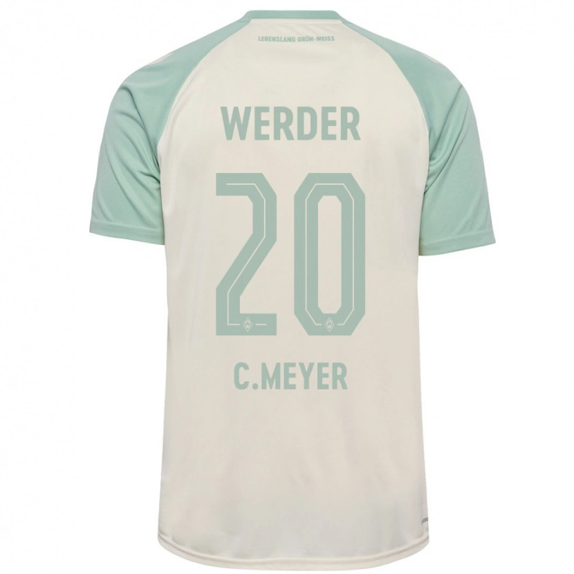 Danxen Mujer Camiseta Christin Meyer #20 Blanquecino Verde Claro 2ª Equipación 2024/25 La Camisa México