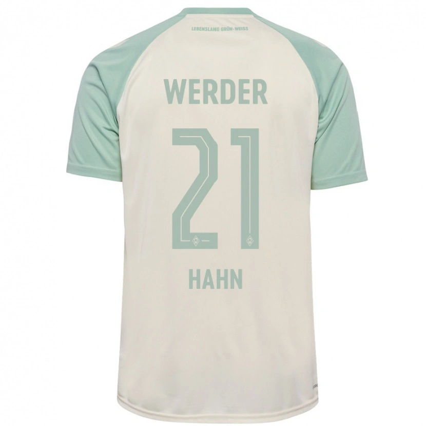 Danxen Mujer Camiseta Chiara Hahn #21 Blanquecino Verde Claro 2ª Equipación 2024/25 La Camisa México
