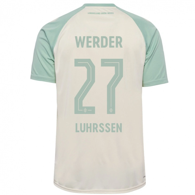 Danxen Mujer Camiseta Nina Luhrssen #27 Blanquecino Verde Claro 2ª Equipación 2024/25 La Camisa México