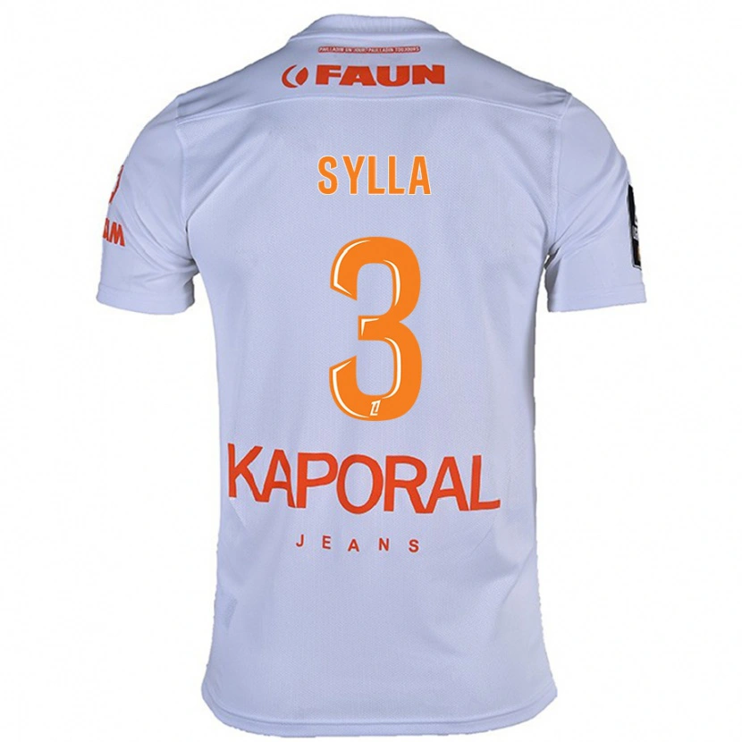 Danxen Mujer Camiseta Issiaga Sylla #3 Blanco 2ª Equipación 2024/25 La Camisa México