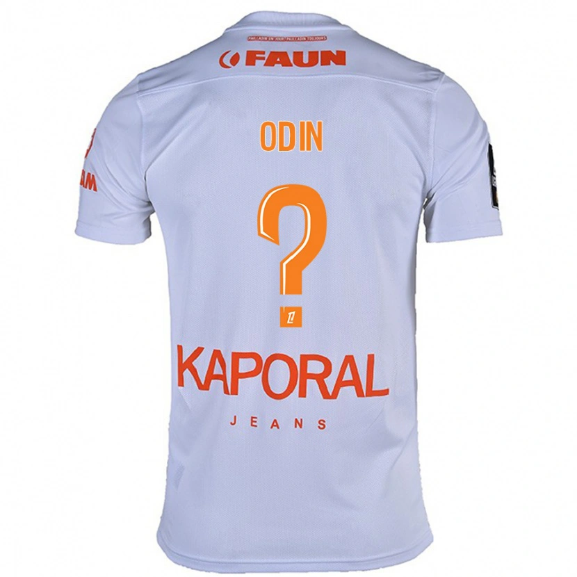 Danxen Mujer Camiseta Thomas Odin #0 Blanco 2ª Equipación 2024/25 La Camisa México