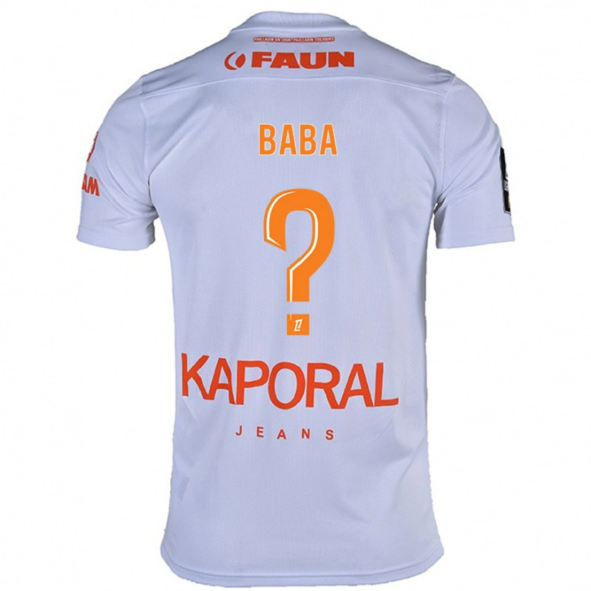 Danxen Mujer Camiseta Jonathan Baba #0 Blanco 2ª Equipación 2024/25 La Camisa México