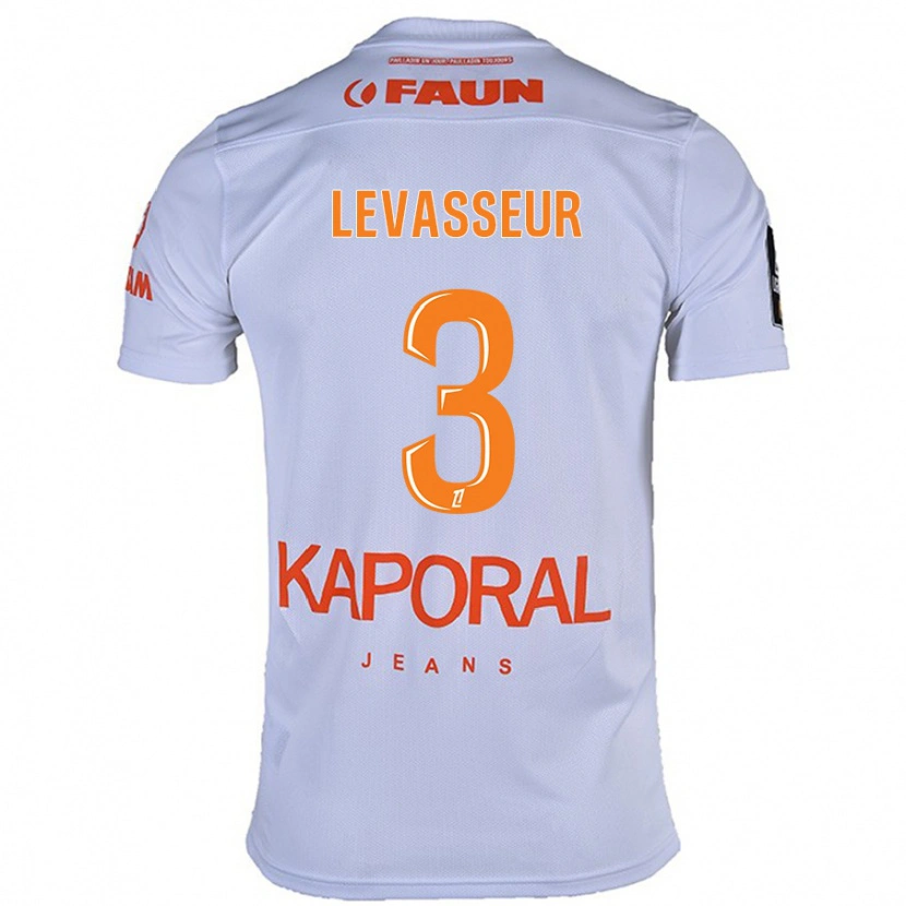 Danxen Mujer Camiseta Marie Levasseur #3 Blanco 2ª Equipación 2024/25 La Camisa México