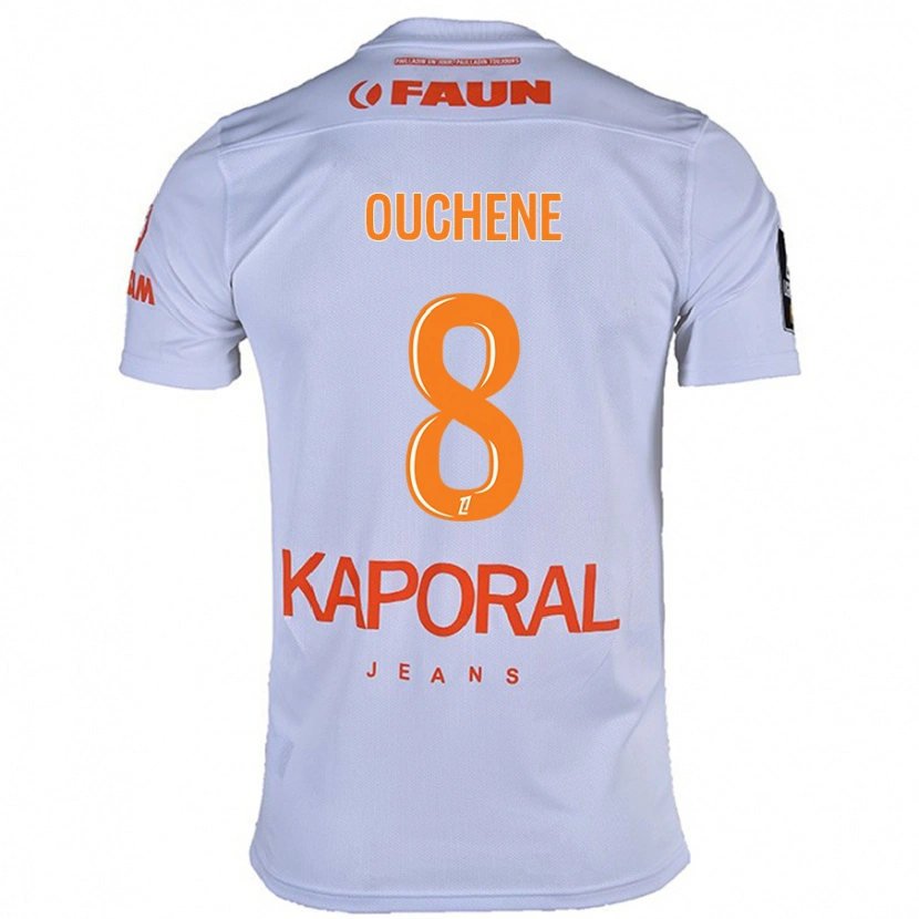 Danxen Mujer Camiseta Sonia Ouchène #8 Blanco 2ª Equipación 2024/25 La Camisa México