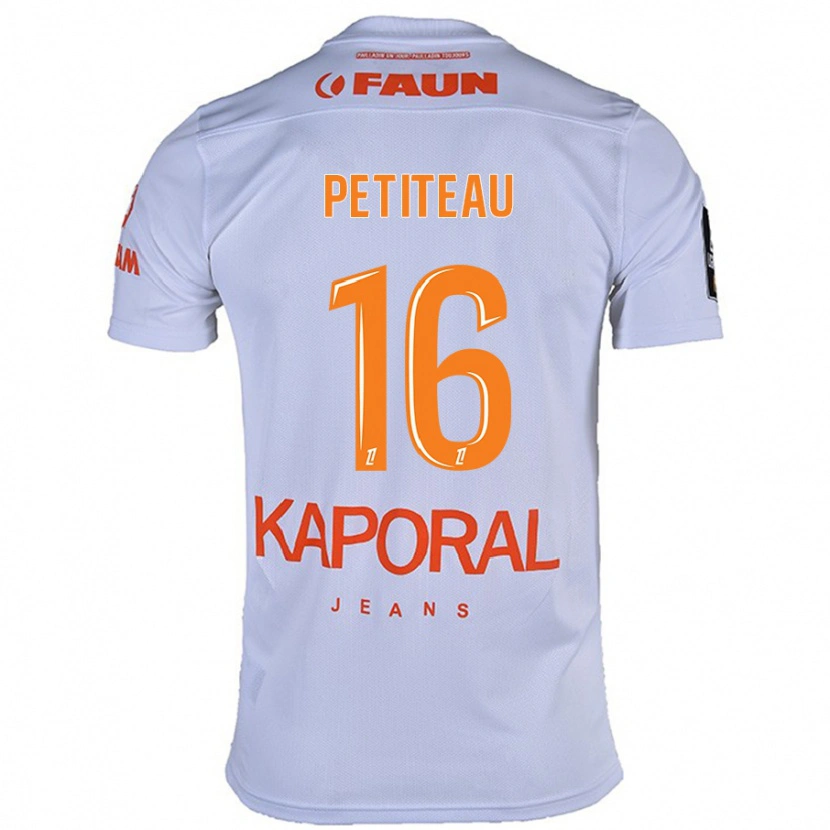Danxen Mujer Camiseta Marie Petiteau #16 Blanco 2ª Equipación 2024/25 La Camisa México