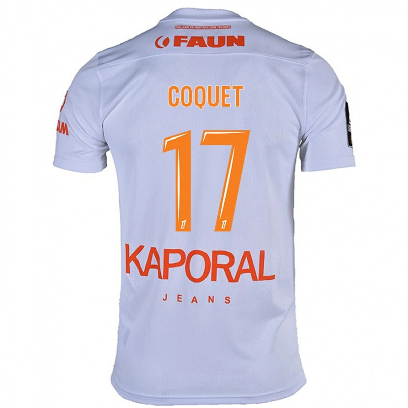 Danxen Mujer Camiseta Judith Coquet #17 Blanco 2ª Equipación 2024/25 La Camisa México