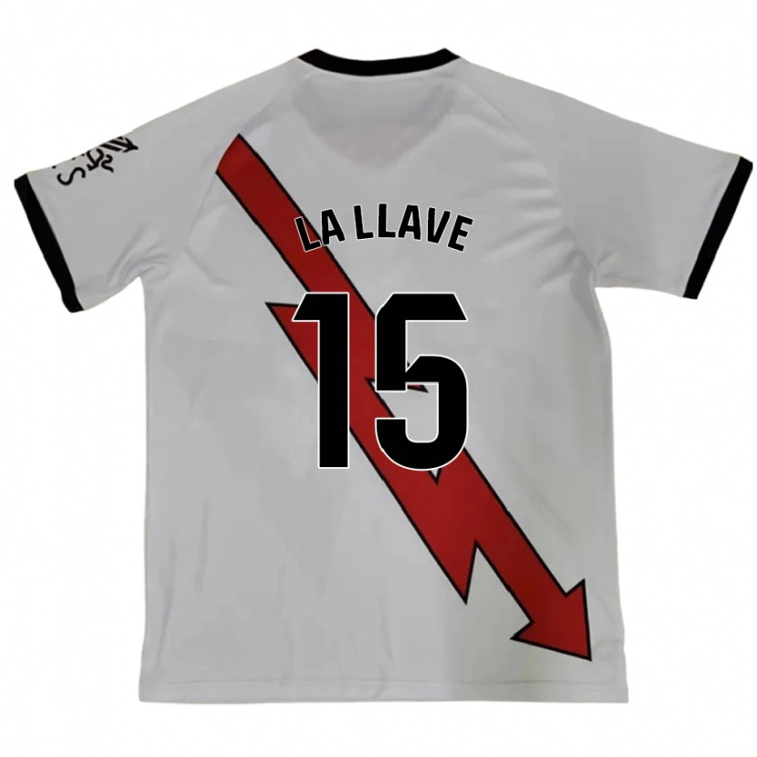 Danxen Mujer Camiseta Kevin De La Llave #15 Rojo 2ª Equipación 2024/25 La Camisa México