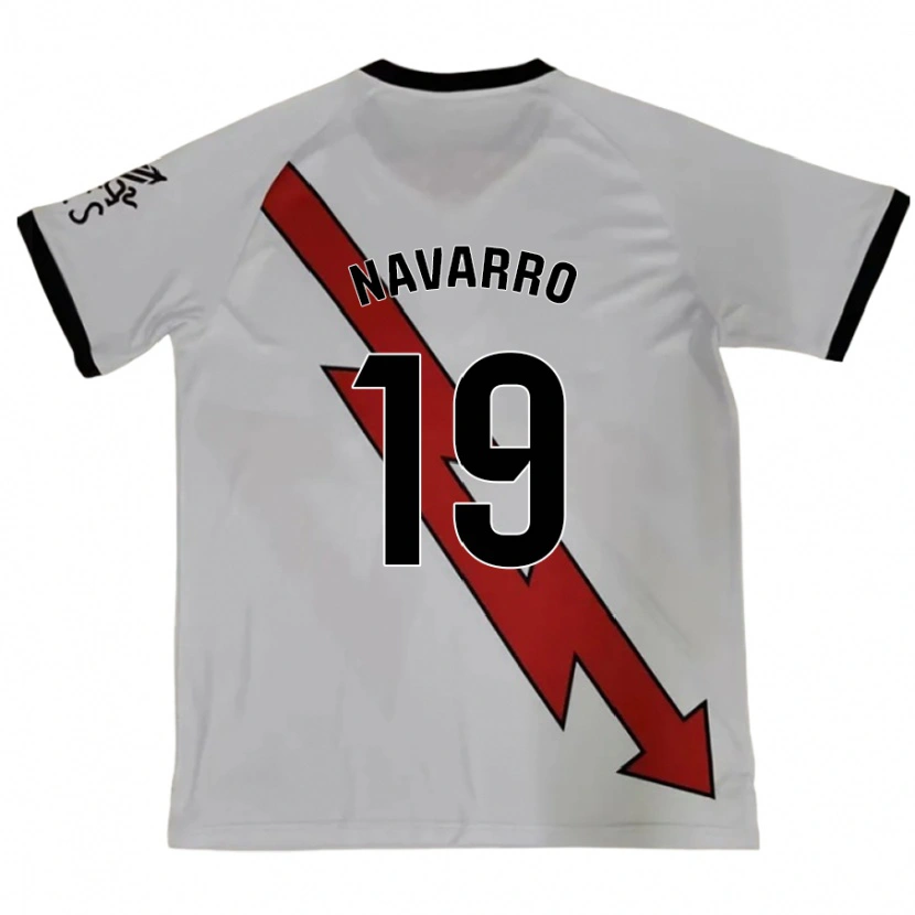 Danxen Mujer Camiseta Manu Navarro #19 Rojo 2ª Equipación 2024/25 La Camisa México