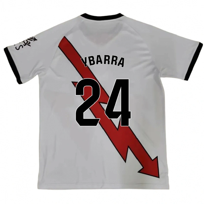 Danxen Mujer Camiseta Juan Ybarra #24 Rojo 2ª Equipación 2024/25 La Camisa México