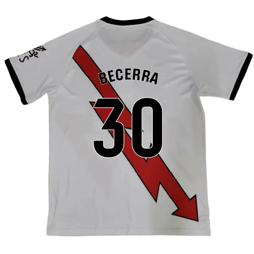 Danxen Mujer Camiseta Samuel Becerra #30 Rojo 2ª Equipación 2024/25 La Camisa México