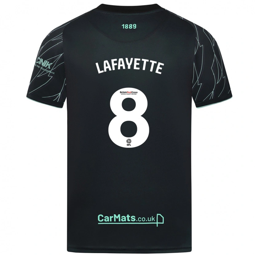 Danxen Mujer Camiseta Abbie Lafayette #8 Negro Verde 2ª Equipación 2024/25 La Camisa México