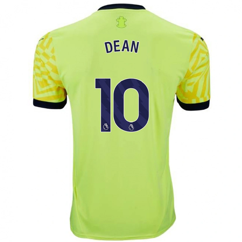 Danxen Mujer Camiseta Rianna Dean #10 Amarillo 2ª Equipación 2024/25 La Camisa México