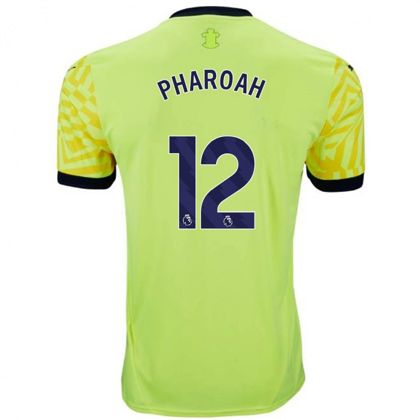 Danxen Mujer Camiseta Sophia Pharoah #12 Amarillo 2ª Equipación 2024/25 La Camisa México