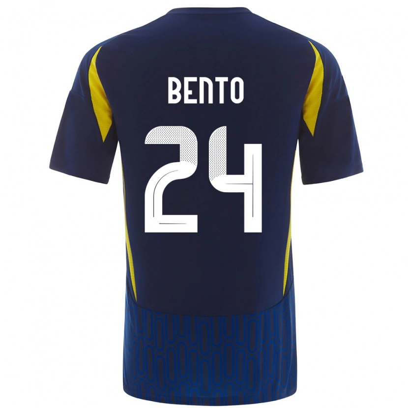 Danxen Mujer Camiseta Bento #24 Azul Amarillo 2ª Equipación 2024/25 La Camisa México