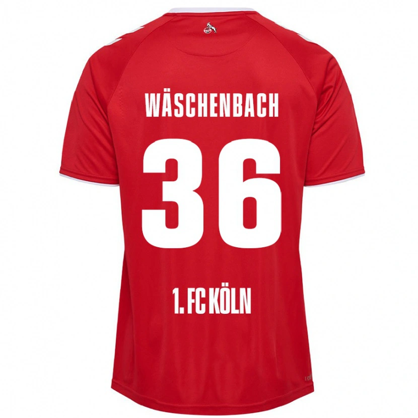Danxen Mujer Camiseta Meiko Wäschenbach #36 Rojo Blanco 2ª Equipación 2024/25 La Camisa México