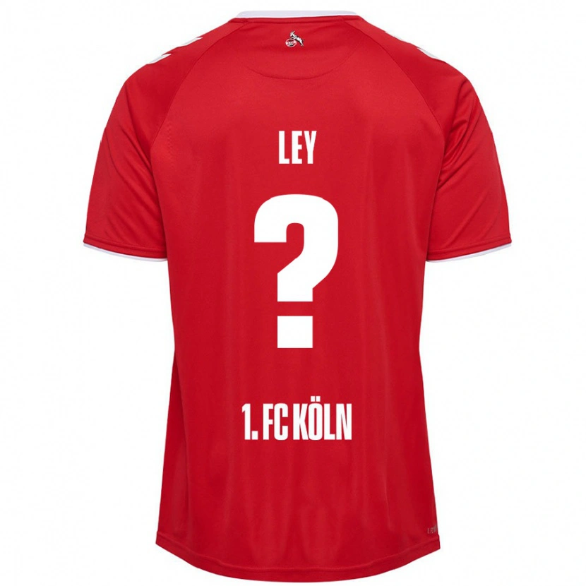 Danxen Mujer Camiseta Benjamin Ley #0 Rojo Blanco 2ª Equipación 2024/25 La Camisa México