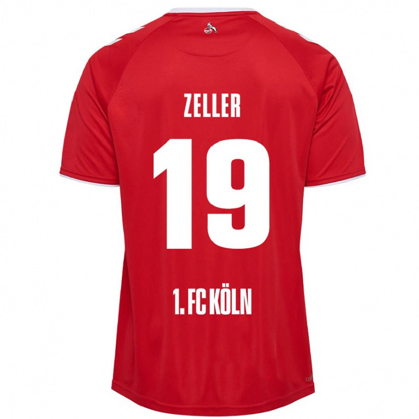 Danxen Mujer Camiseta Dóra Zeller #19 Rojo Blanco 2ª Equipación 2024/25 La Camisa México