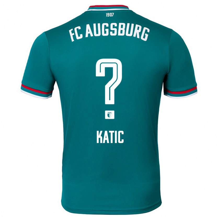 Danxen Mujer Camiseta Daniel Katic #0 Verde Oscuro 2ª Equipación 2024/25 La Camisa México