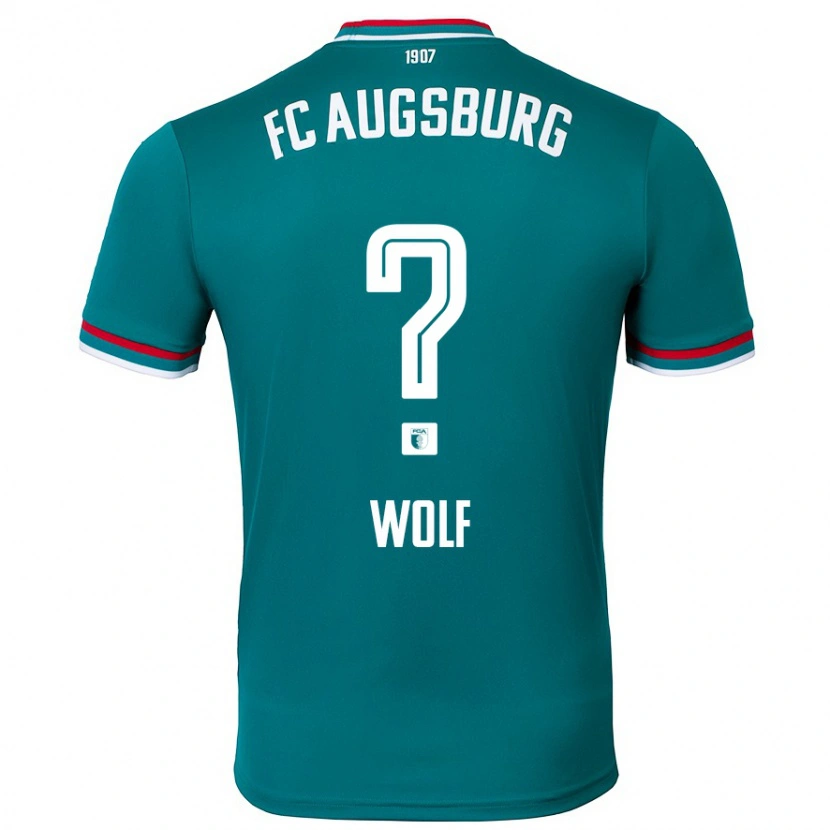 Danxen Mujer Camiseta Paul Wolf #0 Verde Oscuro 2ª Equipación 2024/25 La Camisa México