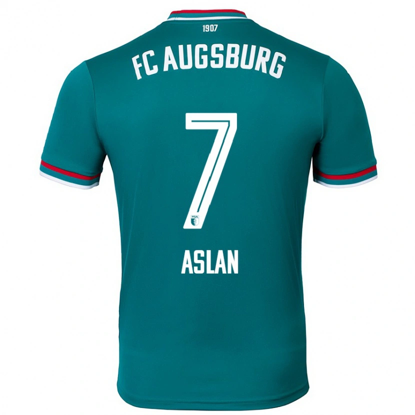 Danxen Mujer Camiseta Berkay Aslan #7 Verde Oscuro 2ª Equipación 2024/25 La Camisa México