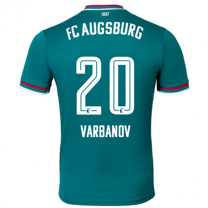 Danxen Mujer Camiseta Svetoslav Varbanov #20 Verde Oscuro 2ª Equipación 2024/25 La Camisa México