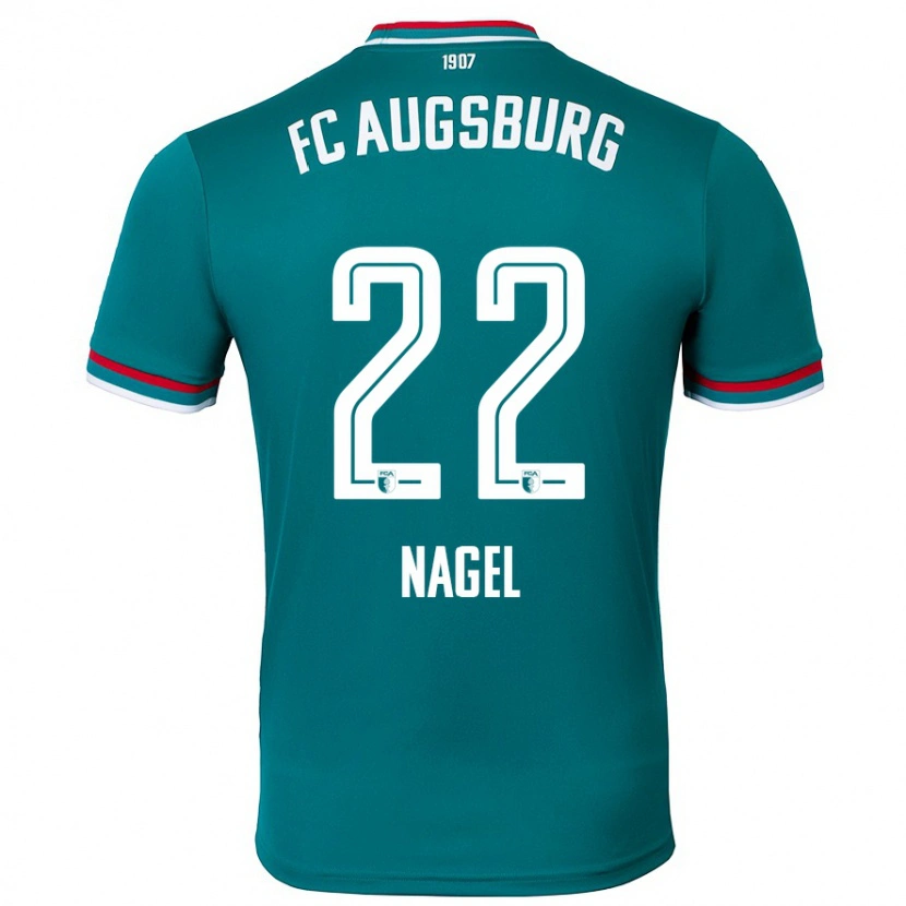 Danxen Mujer Camiseta Timo Nagel #22 Verde Oscuro 2ª Equipación 2024/25 La Camisa México