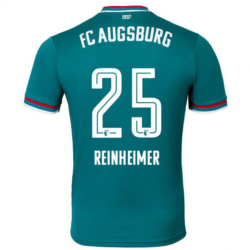 Danxen Mujer Camiseta Pirmin Reinheimer #25 Verde Oscuro 2ª Equipación 2024/25 La Camisa México