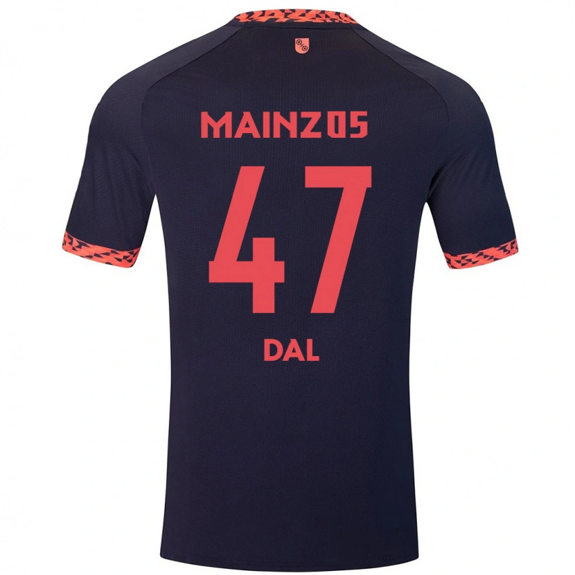 Danxen Mujer Camiseta Maxim Dal #47 Azul Coral Rojo 2ª Equipación 2024/25 La Camisa México