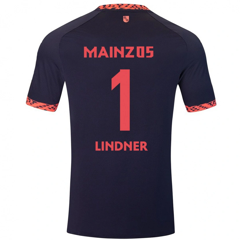 Danxen Mujer Camiseta Sophie Lindner #1 Azul Coral Rojo 2ª Equipación 2024/25 La Camisa México