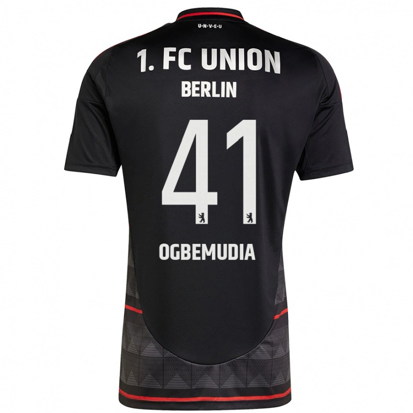 Danxen Mujer Camiseta Oluwaseun Ogbemudia #41 Negro 2ª Equipación 2024/25 La Camisa México