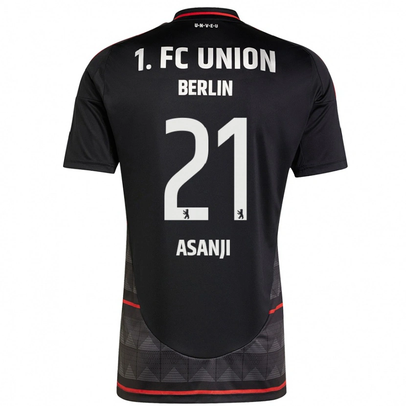 Danxen Mujer Camiseta Levis Asanji #21 Negro 2ª Equipación 2024/25 La Camisa México