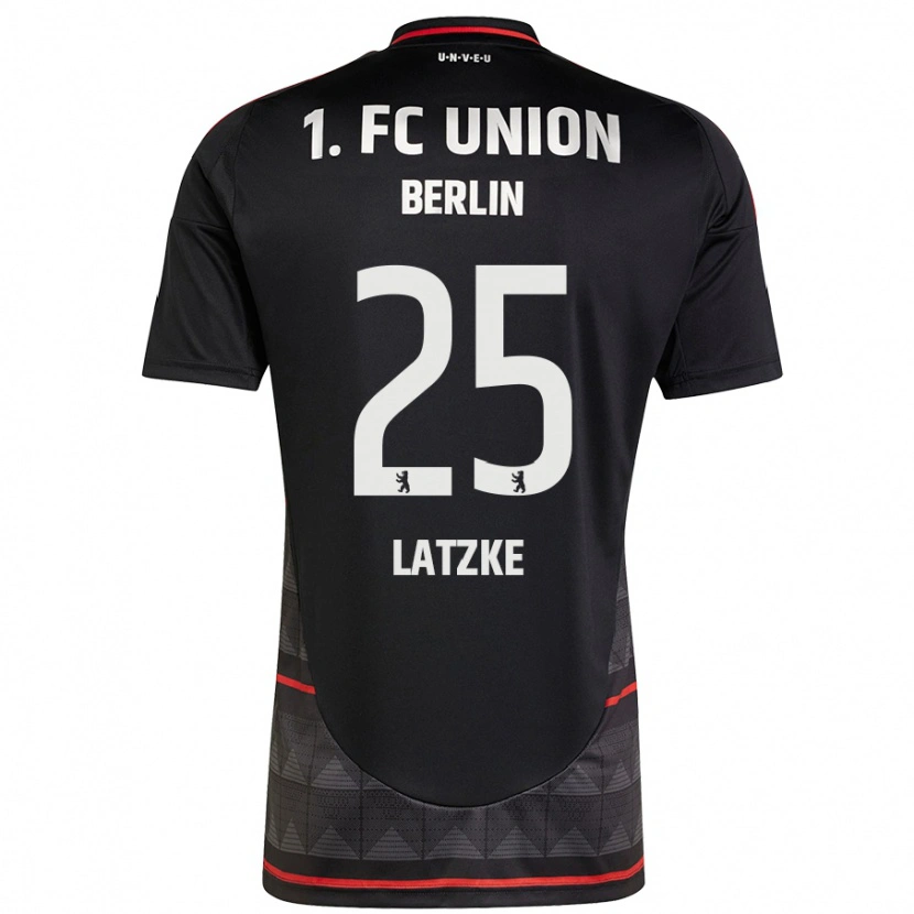 Danxen Mujer Camiseta Jannes Latzke #25 Negro 2ª Equipación 2024/25 La Camisa México