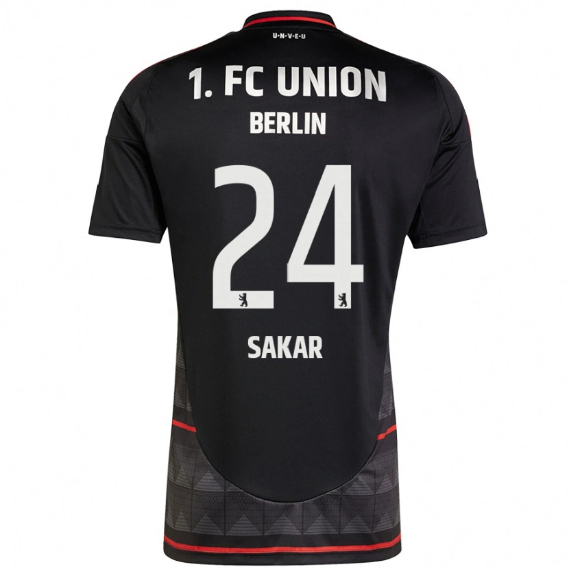 Danxen Mujer Camiseta Fatma Sakar #24 Negro 2ª Equipación 2024/25 La Camisa México