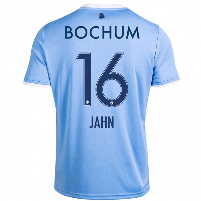 Danxen Mujer Camiseta Niklas Jahn #16 Azul Cielo 2ª Equipación 2024/25 La Camisa México