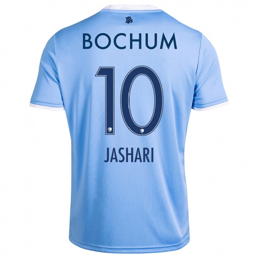 Danxen Mujer Camiseta Lirim Jashari #10 Azul Cielo 2ª Equipación 2024/25 La Camisa México
