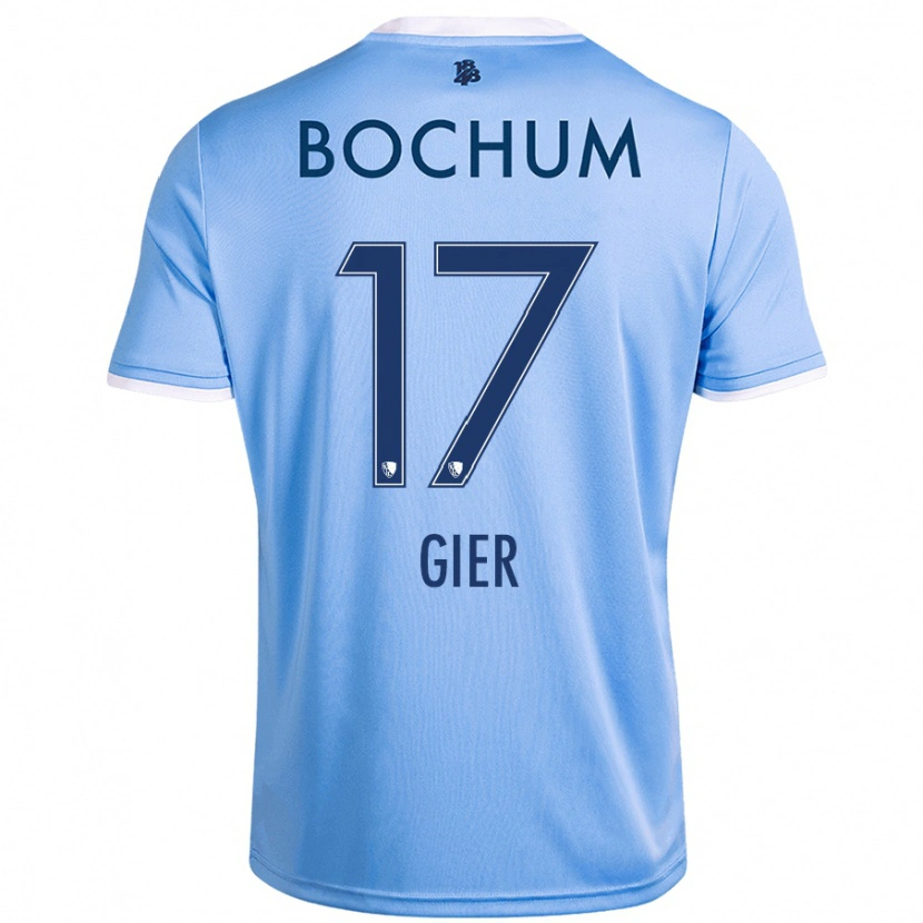 Danxen Mujer Camiseta Madeline Gier #17 Azul Cielo 2ª Equipación 2024/25 La Camisa México