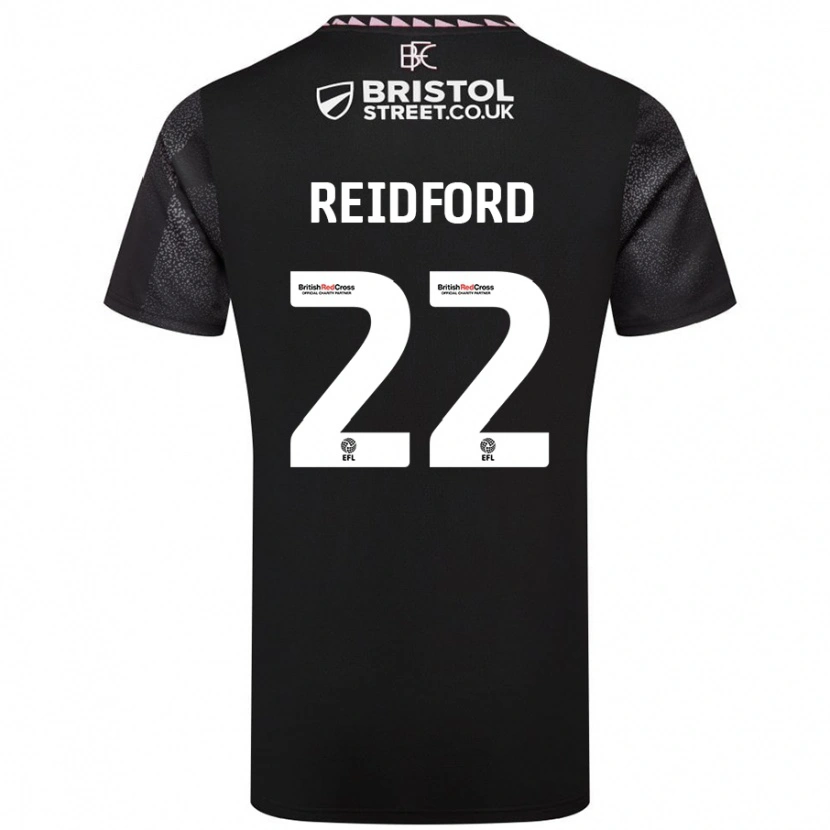 Danxen Mujer Camiseta Isabella Reidford #22 Negro 2ª Equipación 2024/25 La Camisa México